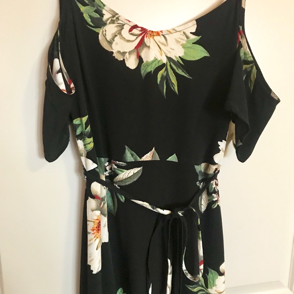 TopShop for Nordstrom Floral Midi Dress - Picture 5 of 5